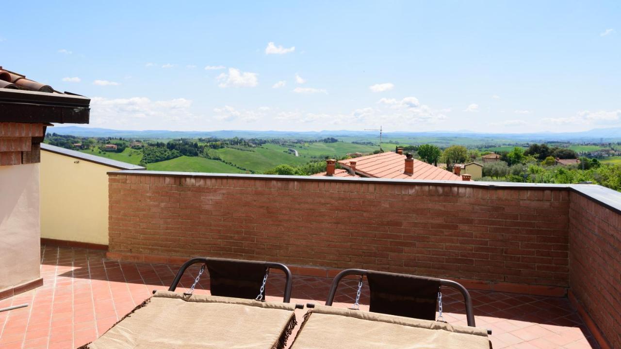 Luglie 360° Panoramic Terrace Apartman Siena Kültér fotó